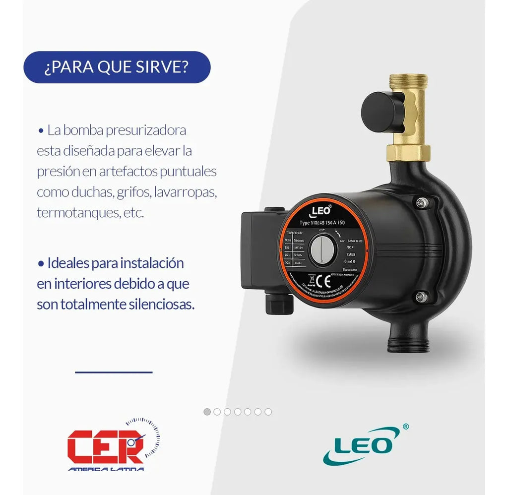 Bomba presurizadora Leo