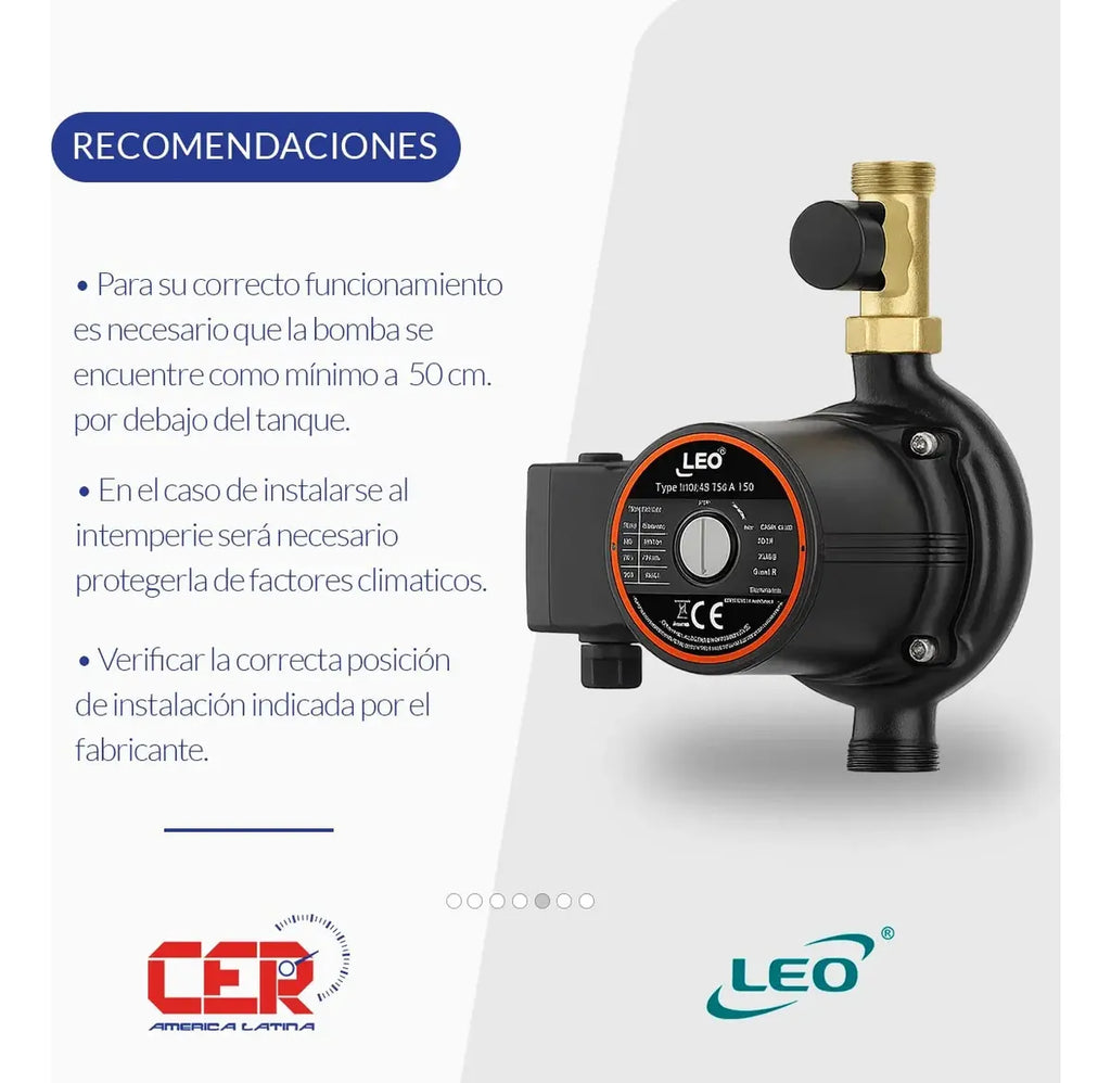 Bomba presurizadora Leo